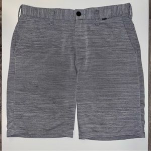 Hurley Nike Dri-Fit Hybrid Shorts, Heather Gray, Mens Size 32